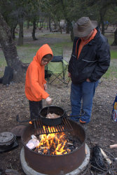 A VERY Amazing Scout And His VERY Amazing Scoutmaster Cooking Dinner
